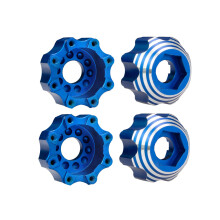 (High-Gloss Blue) 8X32 To 17mm ALUMINUM 3.8 Inch HEX ADAPTERS For PL ProLine RC Car Upgrade Parts
