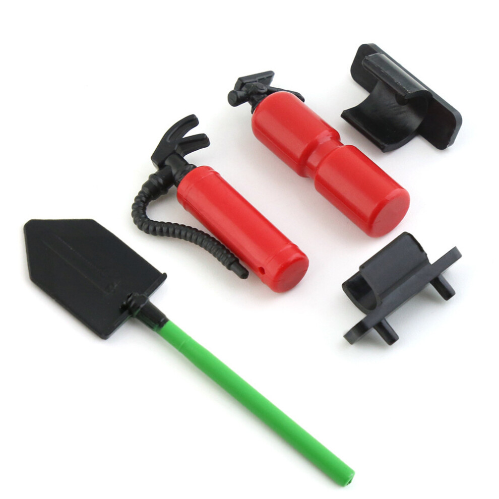 (Red) 1/10 Scale Fire Extinguisher Rc Car Simulation For Axial Scx10 Trx4 D90 Red 320997448457
