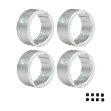 (Silver) 4Pcs Joint Cup Reinforced Ring for TRAXXAS 1/6 4WD XRT 8S-78086-4 RC Parts