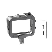 For Insta360 GO 3 Camera Metal Rabbit Cage Camera Extended Bezel Cooling Case