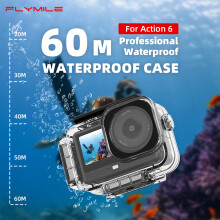 For DJI OSMO ACTION 6 Quick-Release Magnetic Waterproof Case Underwater Housing