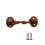 4" Plain Cast Iron Cabin Hook Rust by Ironmongery World 1