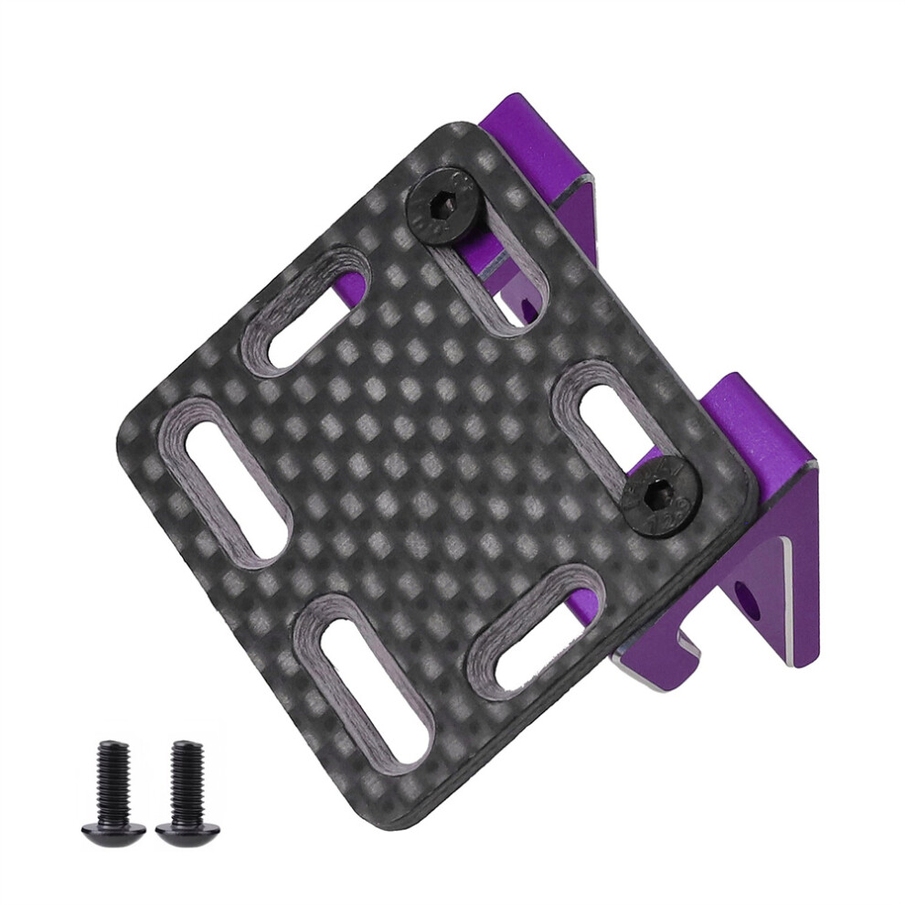 (Purple) For Yokomo Yd2 Series Esc Mounting Plate V2 Horizontal Angled Mounting Plates Purple 123643873074