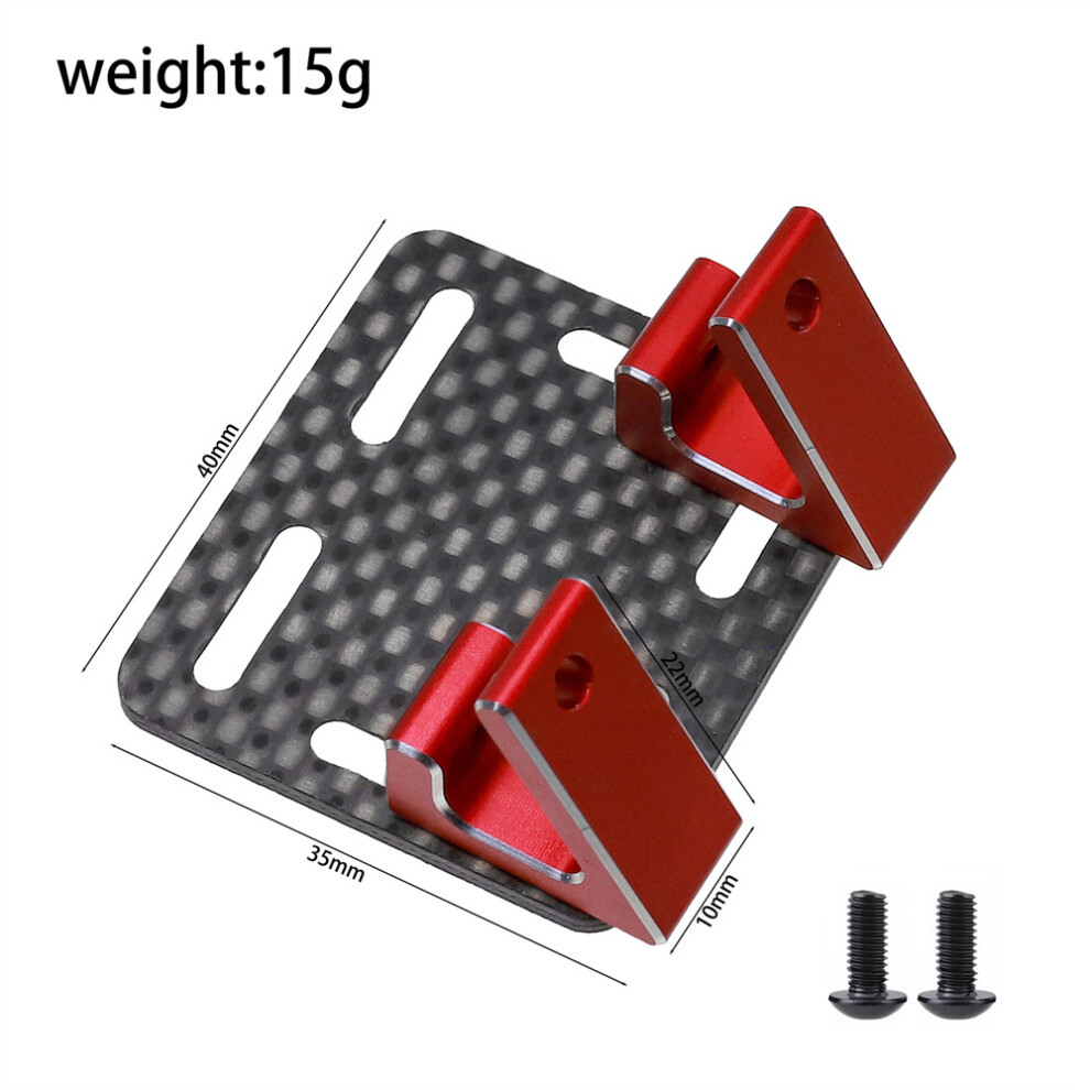 (Red) For Yokomo Yd-2 Series Carbon Fiber Esc Mount V2 For 1:10 Rc Drift Car Red 320997480419