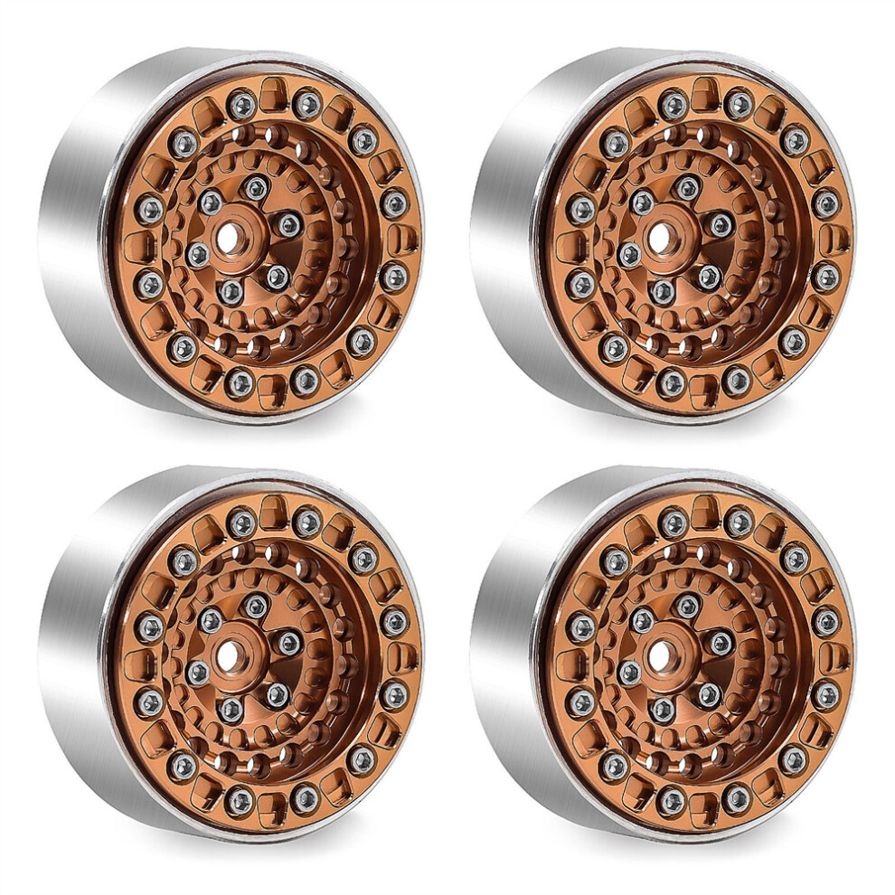 (C) 1.3-Inch Aluminum Alloy Wheels For Rock Crawlers 1/18 Trx4m Scx24 Fcx24 320997480396