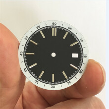 (Dial-B) 40mm Water-Resistant Mineral/Sapphire Watch Case and Dial for NH35 Movement