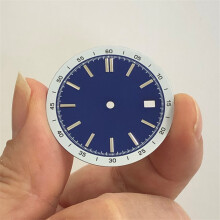 (Dial-D) 40mm Water-Resistant Mineral/Sapphire Watch Case and Dial for NH35 Movement