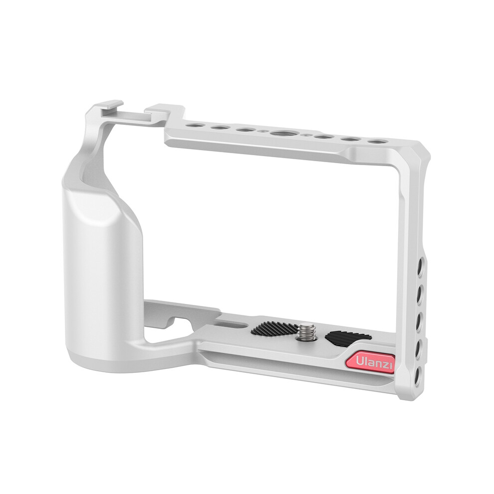 (White) Ulanzi C- Zve10 Camera Cage With Cage Handle Built-In Arca Quick Release Plate Cage Set For Sony Zv-E10 White 320997480686