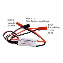 30A RC Electronic Switch 3.7-27V Aeromodelling Drone PWM Signal Control