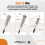 Glow Plug Electrodes Removal Extracting Plugs Tool Tools Set Kit Repair M8 & M10 10