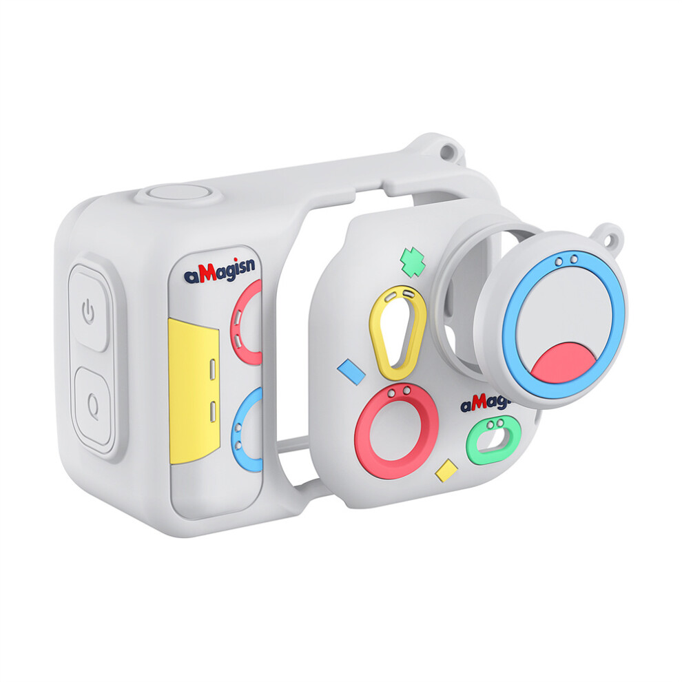 (Gray) For Insta360 Go Ultra Camera Colorful Silicone Protective Case Accessories Gray 320997477839