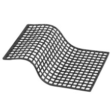 (Black) Rubber Luggage Net Elastic Luggage Storage Mesh Net For 1/10 1/8 RC Crawler Car