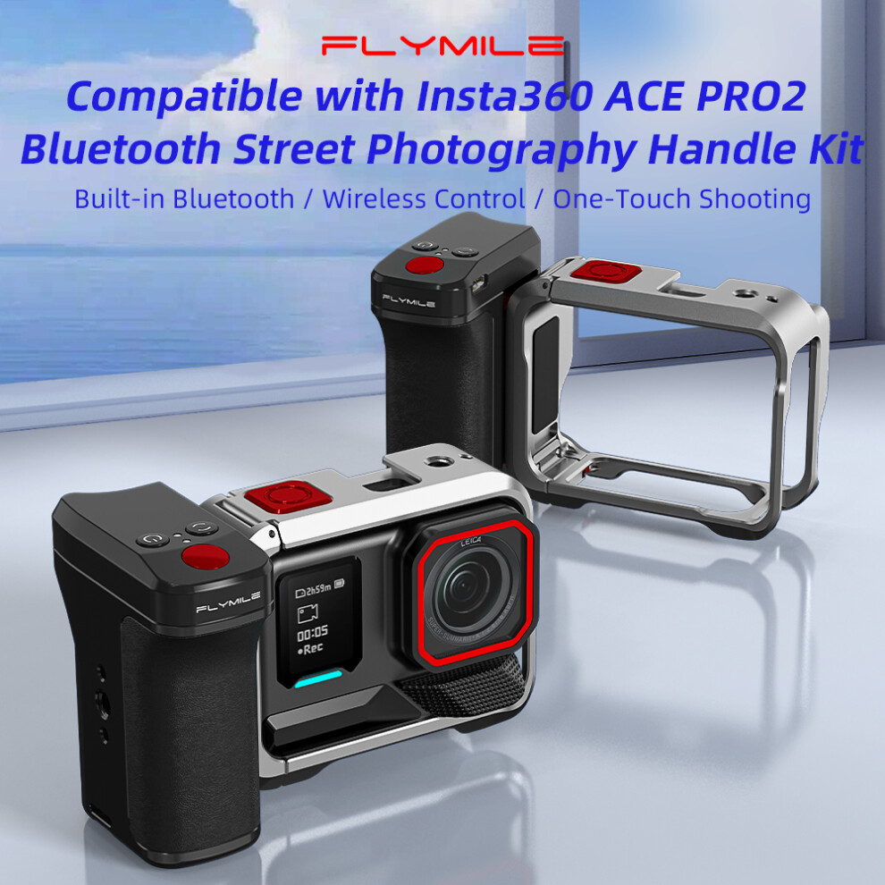 For Insta360 Ace Pro 2 Camera Bluetooth Street Photography Handle Kit 320997478263