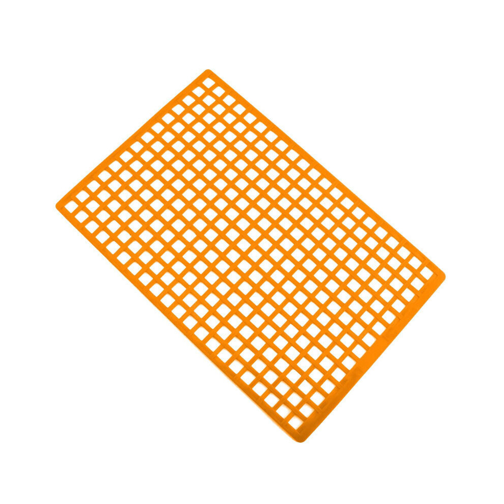 (Orange) Rubber Luggage Net Elastic Luggage Storage Mesh Net For 1/10 1/8 Rc Crawler Car Orange 320997487470