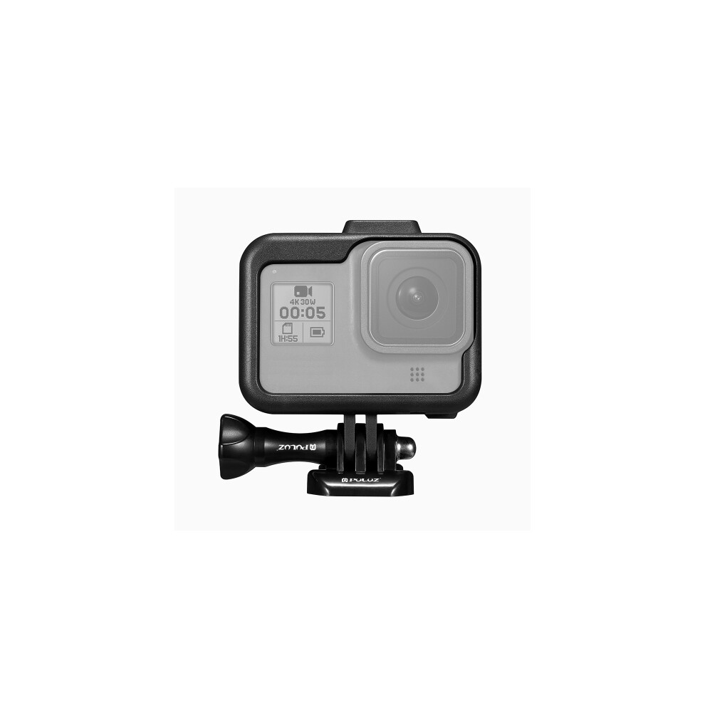 Puluz For Gopro Hero8 Standard Border Abs Plastic Frame Mount Protective Case With Base Buckle & Long Screw Black 320997481072