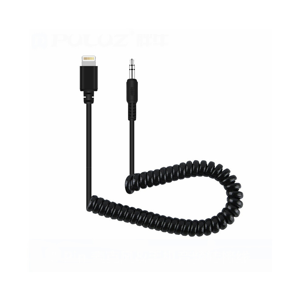(3.5Mm Trrs Male To 8 Pin) Puluz 3.5Mm Trrs Female To Type-C / Usb-C Male Field Microphone Audio Adapter Spring Reel Cable 320997480877