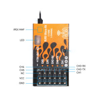 Micro 2.4GHz Receiver 5Channel PWM Output Suitable for Long-Distance Fixed-Wing Helicopter Ship Model Car Model