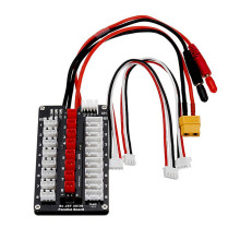 JST Airplane Li-ion battery parallel charging board 2-3S parallel charging board JST plug Para board for IMAX B6 ISDT Q6 D2 charger