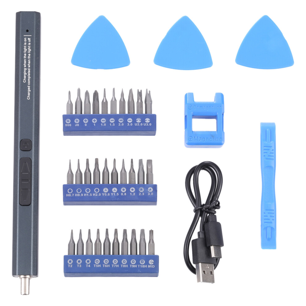 Red/Light (36 In 1) 82In1 Precision Electric Screwdriver Small Aluminium Electric Repair Screwdriver