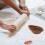 Moule À Gâteau Silicone Marron Clair Forme Œufs Pour 3