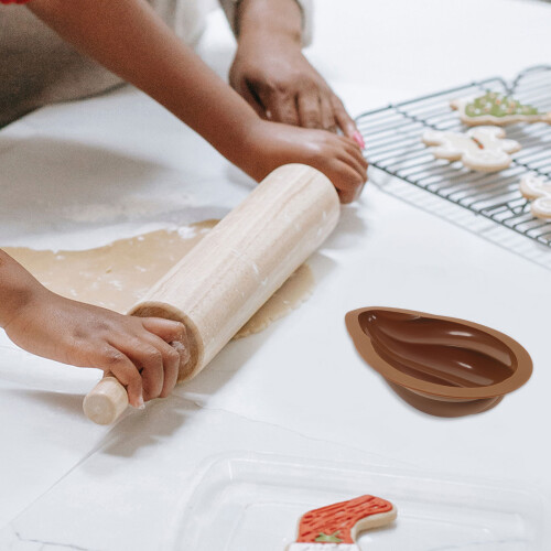 Moule À Gâteau Silicone Marron Clair Forme Œufs Pour 2