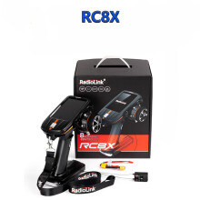 New Arrival RC8X 2.4G 8 Channels Radio Transmitter 4.3inch Full Color LCD Touch Screen 200 Models Storage for RC Car