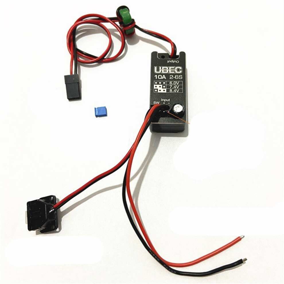 New Hobbywing Waterproof Ubec 10A Voltage Regulator Module 2-6S 6/7.4/8.4V 10A Adjustable Metal Shell Bec For Rc Car Parts 320997481874