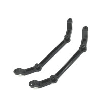 (Black) 2PCS For MN128 RC Car Shell Fixing Posts 1/12 RC Crawler Car Upgrade Parts