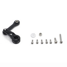 (Black) Metal 25T Servo Arm & Link Rod for ARRMA 1/7 Infraction, 1/8 Mojave, Kraton, Senton, Typhon, Talion, Outcast - Upgrade Parts