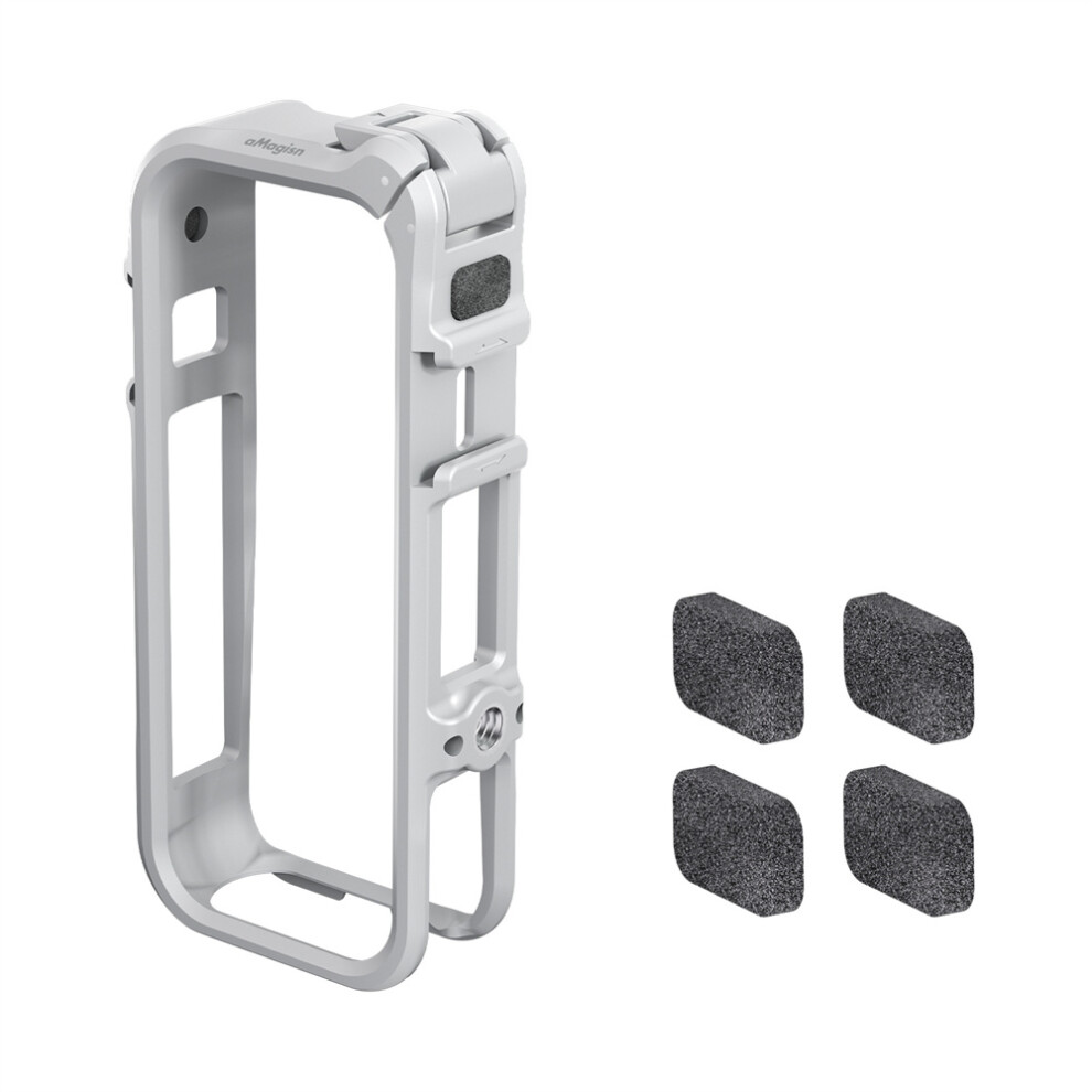 (Gray-White) For Insta360 X4 Air Camera Rabbit Cage Expansion Frame Protective Edge Accessory 320997478898