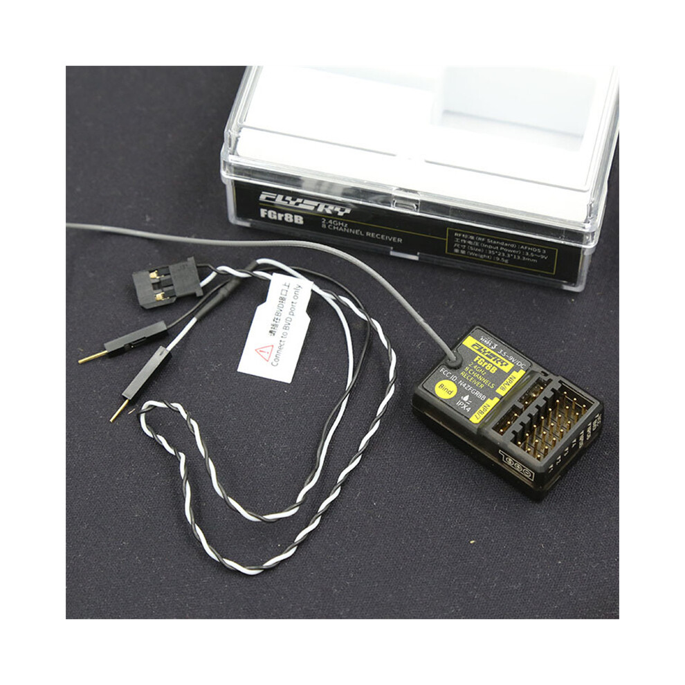 (Fgr8b) Flysky Fgr8b 2.4Ghz 8Ch Receiver Pwm/Ppm/I-Bus Output For Afhds3 Transmitters Rf Modules Pl18/Nb4/Nb4 Lite/Frm302 Rc Boat 320997481669