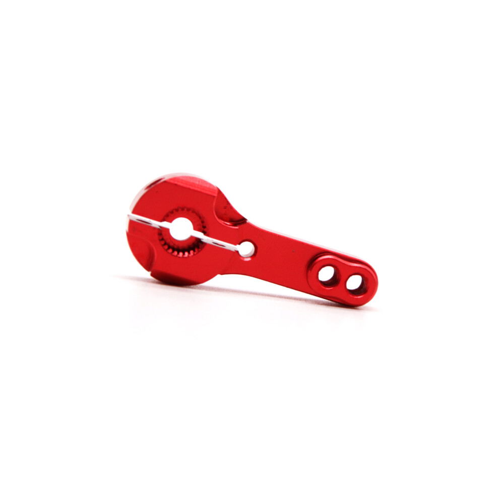 (Red) Aluminum Alloy 25T M3 Steering Servo Arm For Rc Car Crawler Large Torque Digital Coreless Servo Parts Red 320997481287