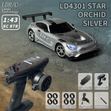 (1) LD4301 1:43 AMG Mini RC Car 4WD 2.4G Racing Toy for Kids Holiday Gift