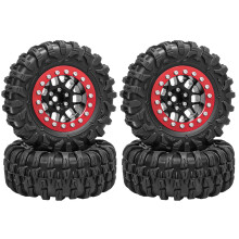 (4) 4pc 1.3-inch RC Car Tires for 1/18 TRX4M, 1/24 SCX24, FMS Ascent-18