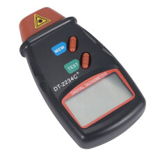 Digital Tachometer, DT-2234C+ Non-Contact RPM Tester Meter LCD Display Handheld Digital Photo Tachometer