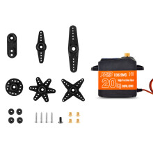 HDKJ D3620 Waterproof 20/25KG High Torque Metal Gear Servo for RC Cars & Boats