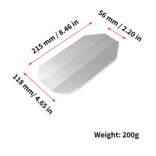 Stainless Steel Chassis Protector Plate for Tamiya TT02 TT-02 1/10 RC Car