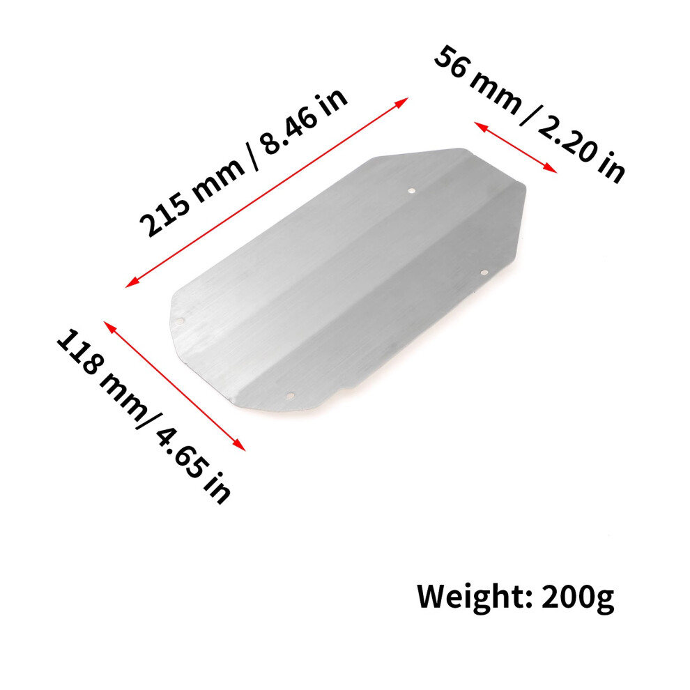 Stainless Steel Chassis Protector Plate For Tamiya Tt02 Tt-02 1/10 Rc Car 320997496328