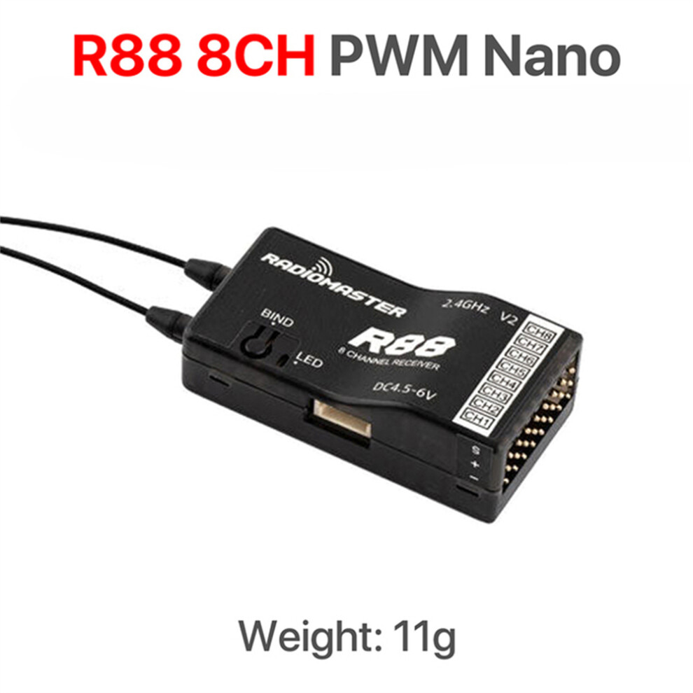 Radiomaster R88 8Ch Frsky D8 Compatible Pwm/Sbus Receiver 320997482109