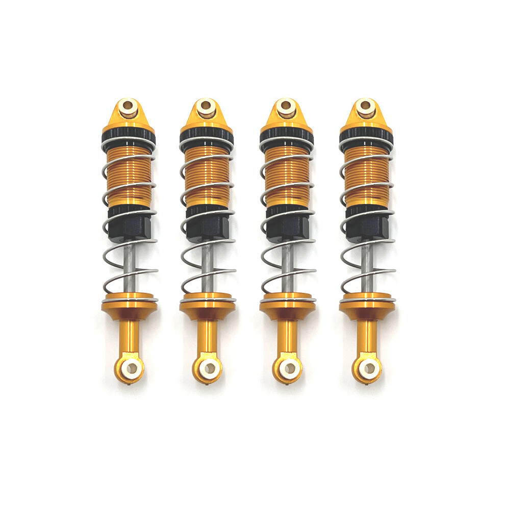(Gold) 4Pcs Metal Shock Absorber Damper For Mn128 Mn86 G500 1/12 Rc Car Upgrade Parts Gold 320997496069