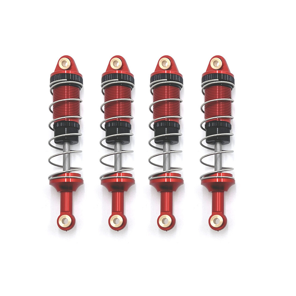 (Red) 4Pcs Metal Shock Absorber Damper For Mn128 Mn86 G500 1/12 Rc Car Upgrade Parts Red 320997496052