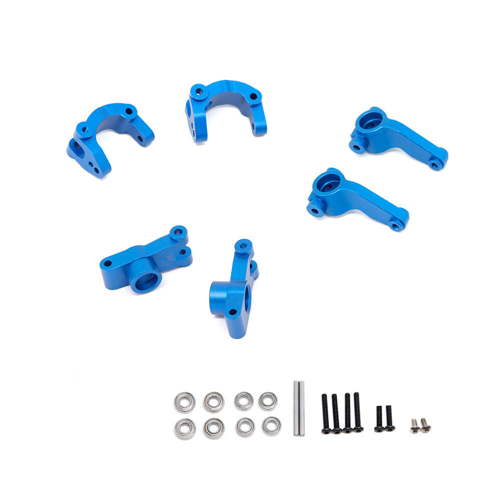 (Steering Cup-) For 1/10 Arrma Rc Car Upgrade Suspension Arms/C Seats/Steering Mount Cups Blue 320997488217