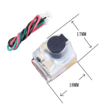 (JHE42B_S) Drone Finder JHE42B/JHE42B_S 5V 110dB Super Loud Buzzer FPV Tracker with LED Alarm for FPV Drone Flight Controller