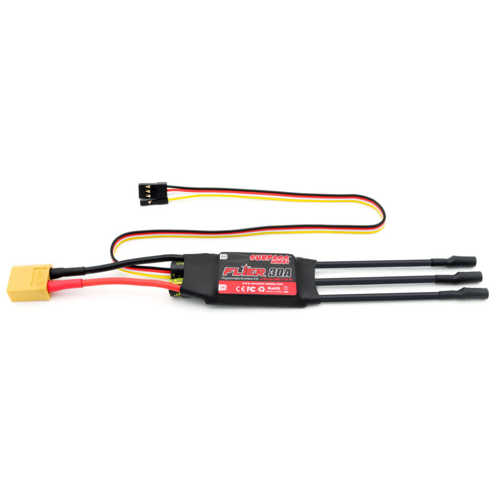 (30A) Model Aircraft Governor Fixed Wing Drone For Flier 20A 30A 40A 50A Brushless Esc 123643885985