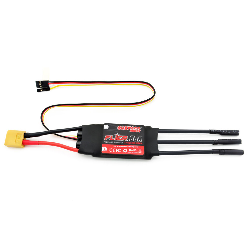 (60A) Model Aircraft Governor Fixed Wing Drone For Flier 20A 30A 40A 50A Brushless Esc 123643886012