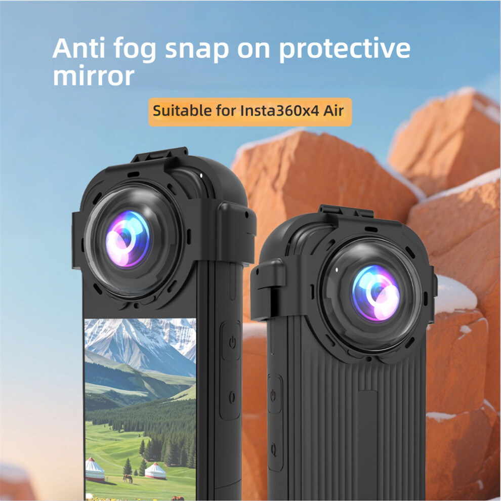Snap-On Tempered Glass Screen Protector For Insta360 X4 Air Sports Camera Lens 113121421095