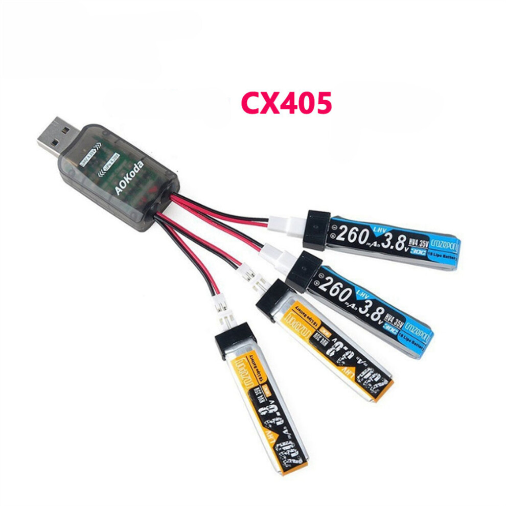Cx405 4-Channel Microb Charger For 1S 3.7V Lipo & 3.8V Lihv Rc Batteries 123643875061