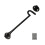 8" Plain Cast Iron Cabin Hook Black Antique by Ironmongery World 1