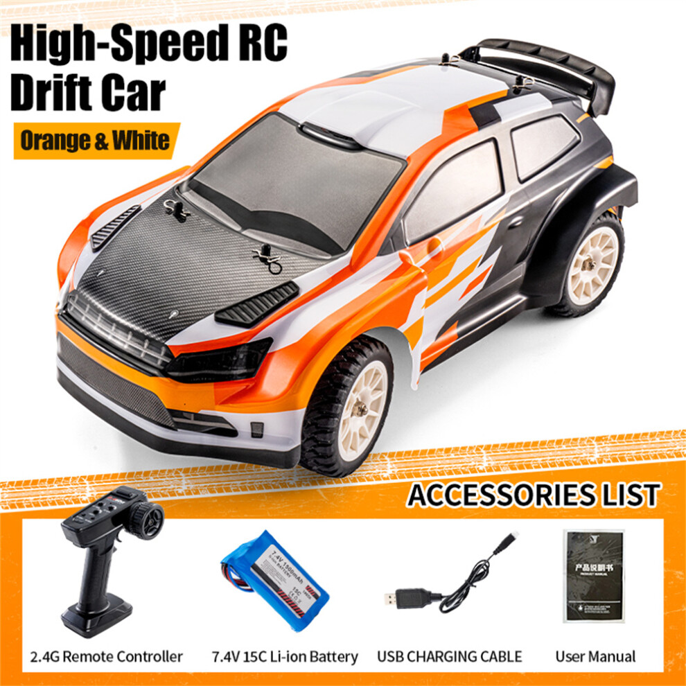 (Orange) Sy-1203 Upgrade 1:12 2.4G Full Scale Polo 4Wd Drift Rally Rc Car With Gyroscope Orange 320997472445