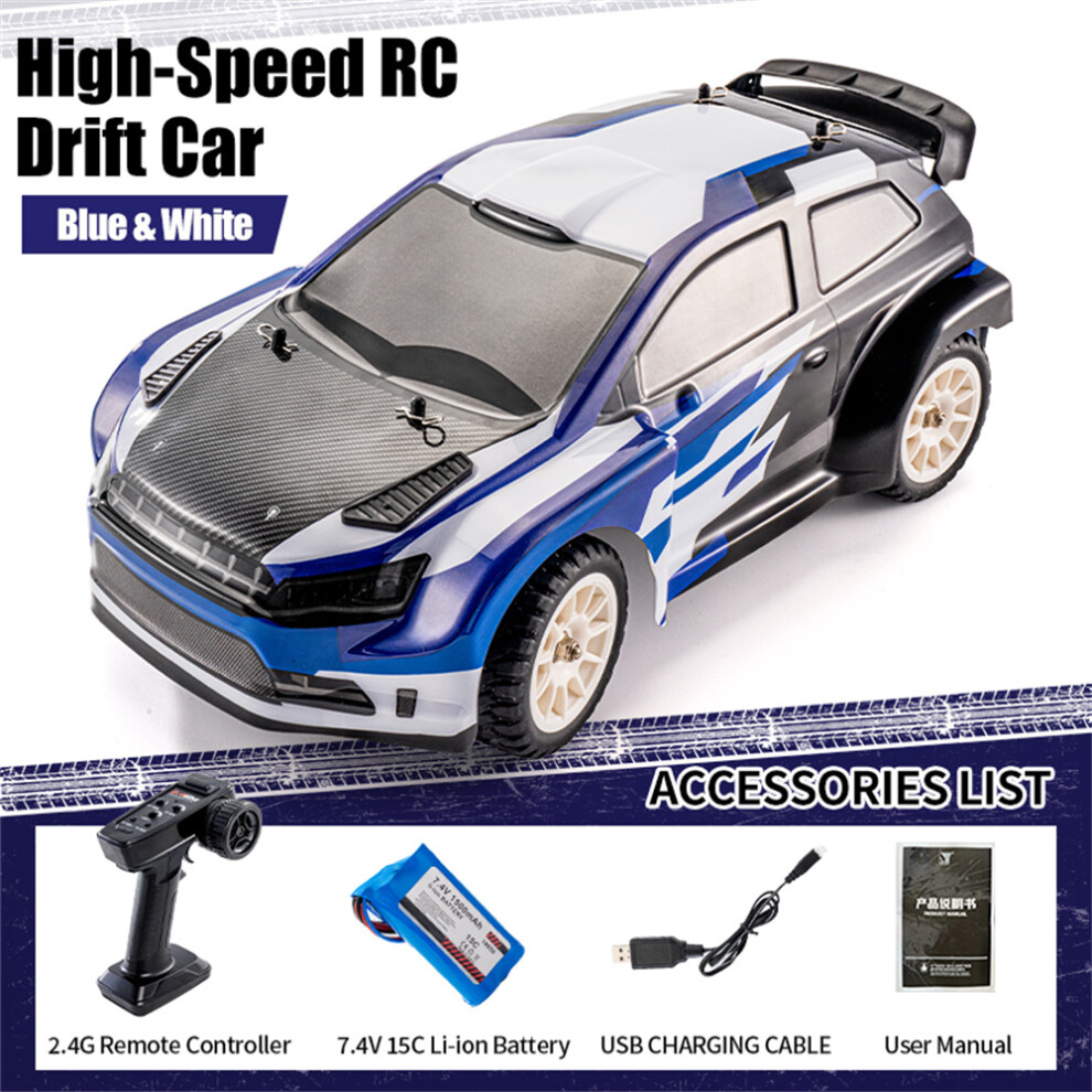 (Blue) Sy-1203 Upgrade 1:12 2.4G Full Scale Polo 4Wd Drift Rally Rc Car With Gyroscope Blue 320997472452